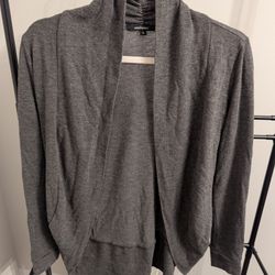 Gray Casual Cardigan 