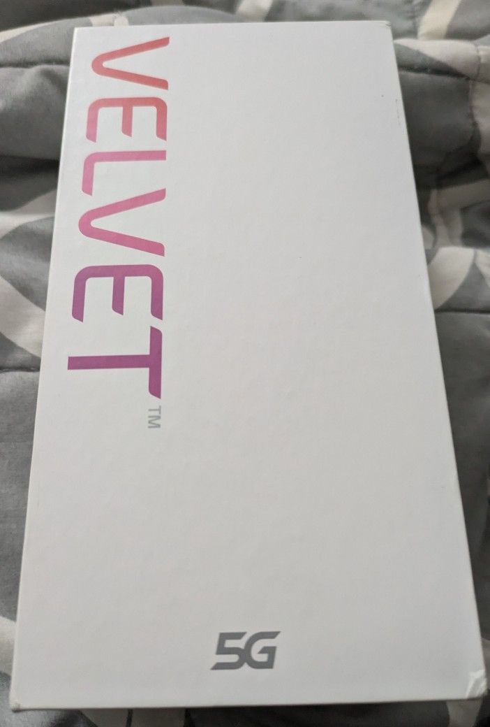 LG Velvet 5G 128 GB Aurora White Phone