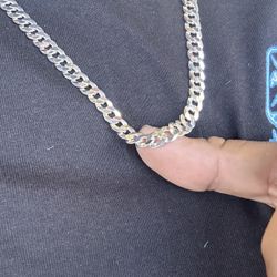 Silver Chain Cuban Link 