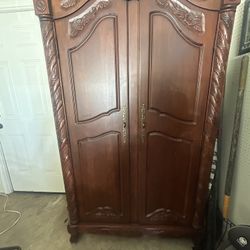 Solid Wood Wardrobe 