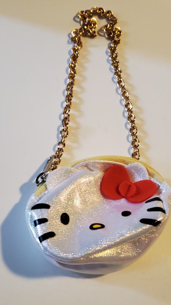 Novelty Item: 2 1/2" X 2" Minature Hello Kitty Coin Purse/ Doll