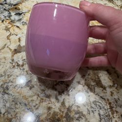 Glassybaby BFF pink candle holder 