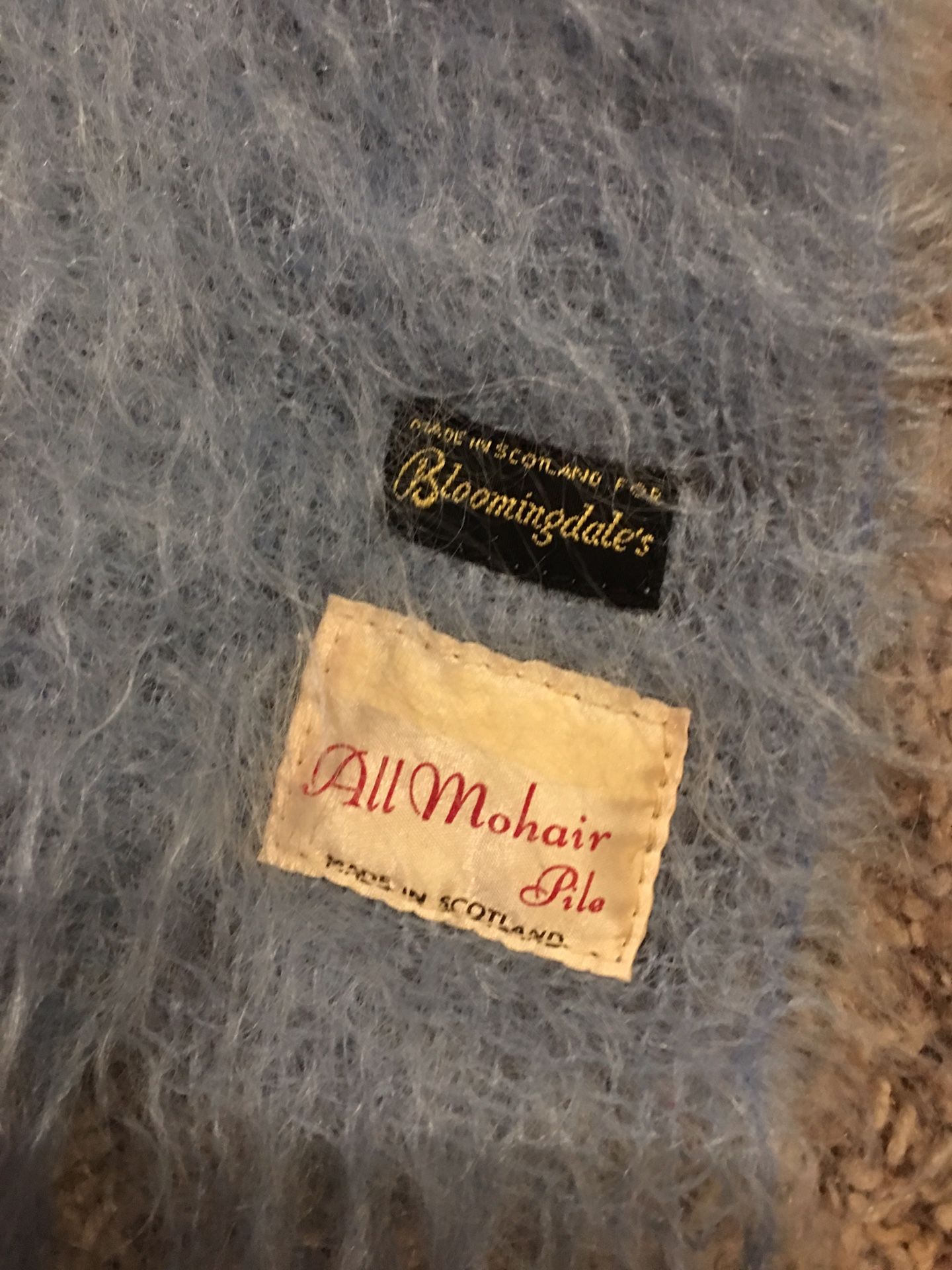 Vintage Bloomingdales Mohair scarf wrap