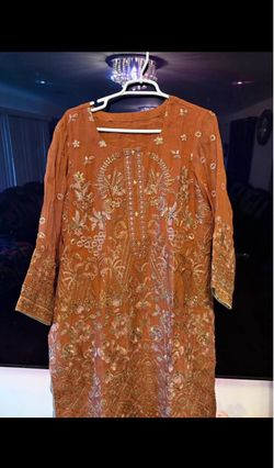 Orange dress