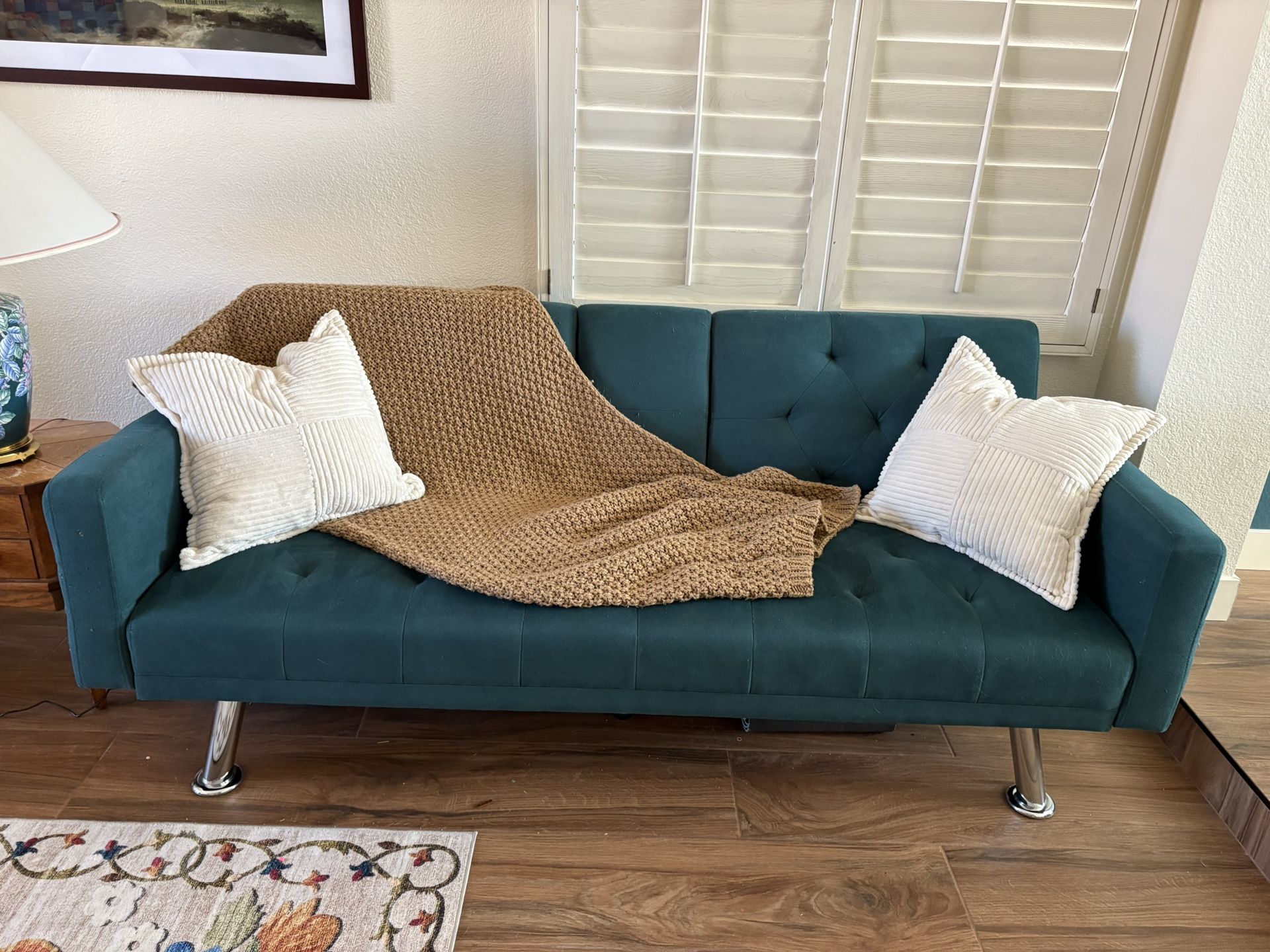 MCM Green Sofa/Futon