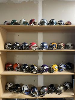 Vintage 5x5 Mini Helmet Collection (willing To Negotiate)