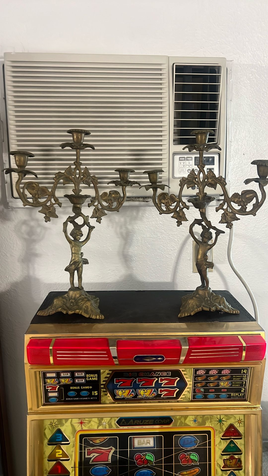A Pair French Candle Holders