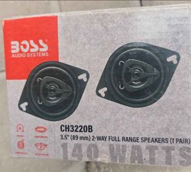 Boss 3.5" speakers