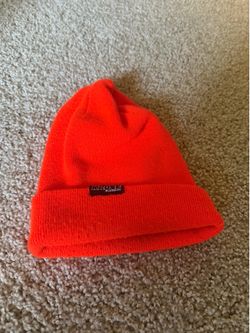 Men’s Orange and Black Beanie
