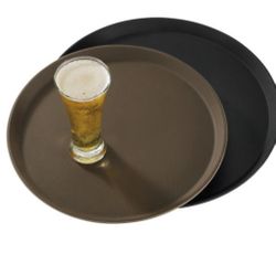 Treadlite Round Non-Skid Tray Pack of 12 - Cambro