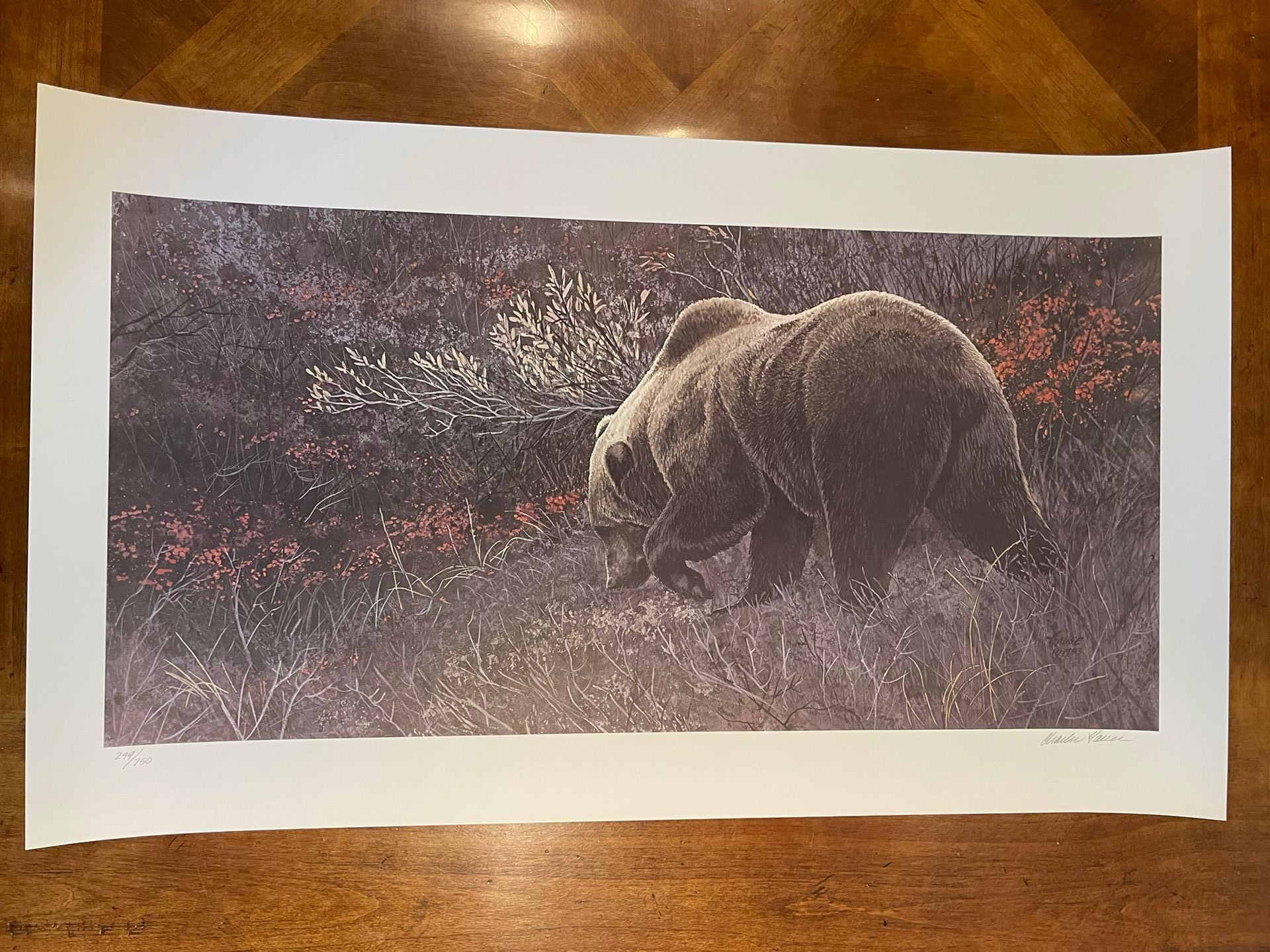 Charles Gause Lithograph Signed Numbered - Shades Of September 19x32
