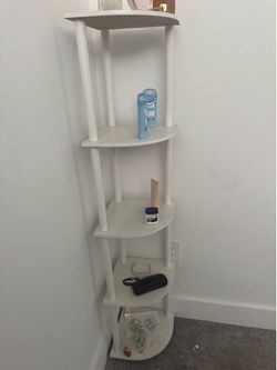 White shelf