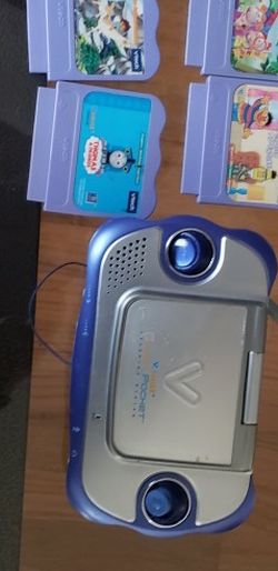 V.smile Cypher Pocket Learning System And 4 Games. 