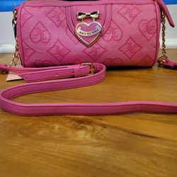 Juicy Couture Precious Moments Roll Barrel Bag Juicy Pink New With Tags