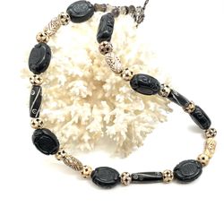 New Jade And Horn Necklace