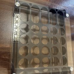 glass coffee pod K-cup drawer 