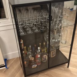 Mid Century Liquor Cabinet - Dining Room Hutch 