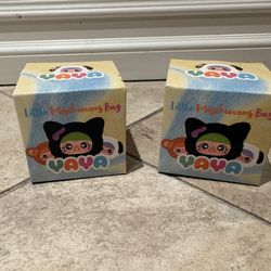 2 YAYA Little Mischievous Bag Plush Pendant Blind box.