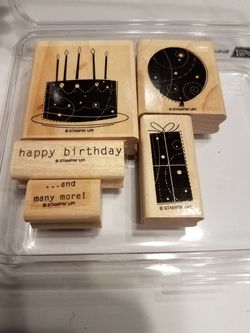 Rubber stamps Birthday Whimsy stampin Up