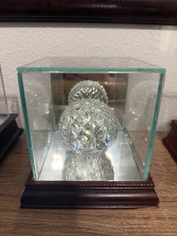 Jack Buck Voice of Baseball Waterford Crystal baseball