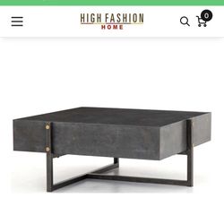 High Fashion Home Keppler Square Coffee Table 