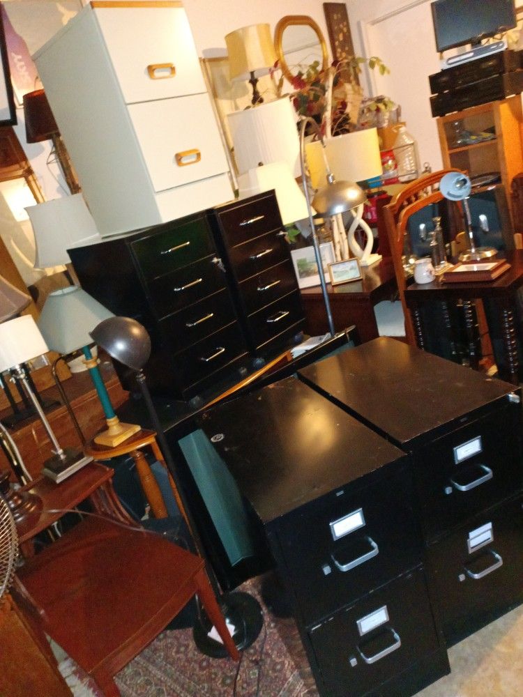 File Cabinents End Tables Nightstands $20's+