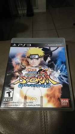 PS3 Ultimate Ninja Storm Generations Game