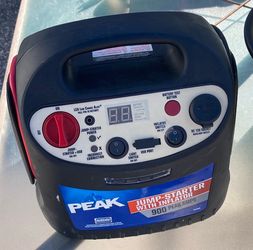 Peak Jump Starter with inflator