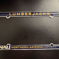 NAU License Plate Frame 