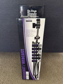 On-Stage Stands MBS5000 Broadcast Boom Arm - New in Box