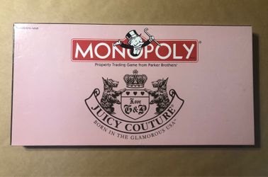 Juice Couture Monopoly Game. New/Opened Box