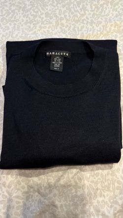 Baracuta 100% Silk Crewneck Sweater Size L
