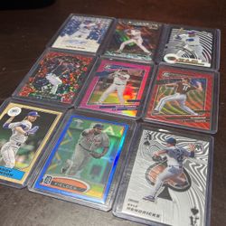Baseball Card Collection With Rookies