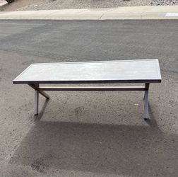 Outdoor Metal Bench