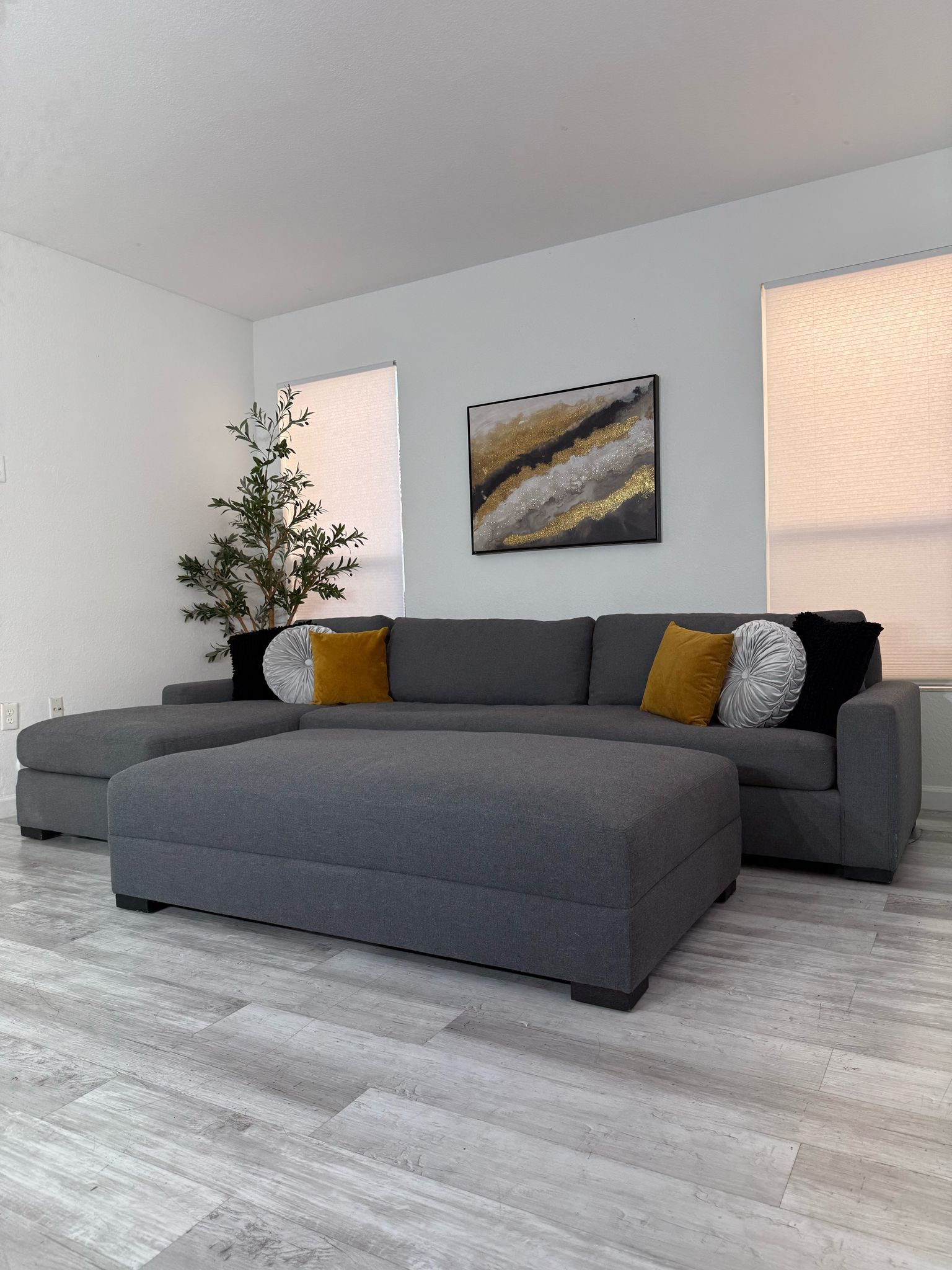 Restoration Hardware Sectional Maxwell Ottoman Luxury RH FREE DELIVERY