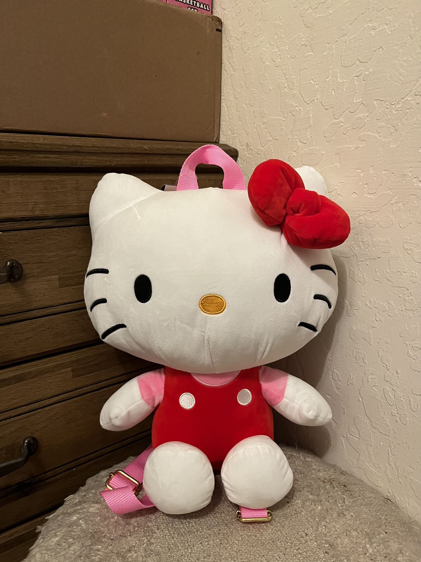 Hello Kitty Plush Backpack