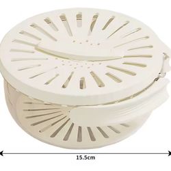 New Drain Basket with Lid Fruit Rice Washing Drain Basket with Handle Refrigerator Storage Bowl Home Kitchen Organizer