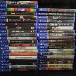 PS4 Games - All Sealed New In Box
