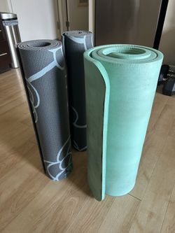 3 Yoga Mats (2 New, 1 Used)