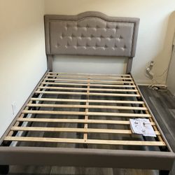 Full Size Bed Frame With Mattress 