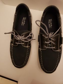Thom Mcan Navy Boat shoes Ultra Flex 8M