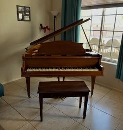 Baby grand piano