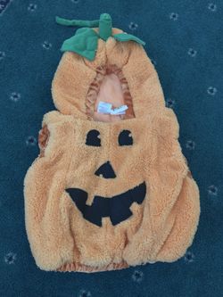 Toddler pumpkin costume