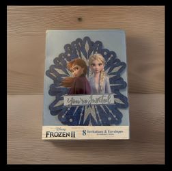 Frozen 8 Invitations And Envelopes (birthday Party Or Any Occasion)