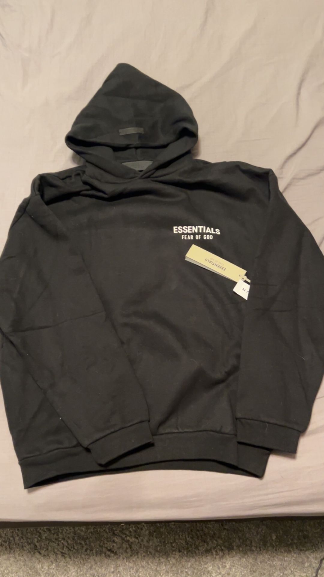 Black Essentials Hoodie 