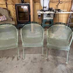 Metal Outdoor Patio Chairs 3