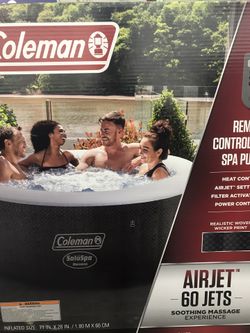 Coleman hot tub new 60 jets remote new