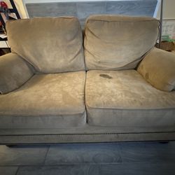 Couch. Super comfy but needs some spot cleaning