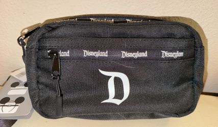 NEW Disney Parks Disneyland Resort 2024 Collection Black Fanny Waist Pack Bag