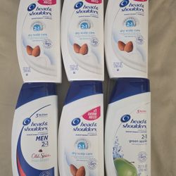 $6 each or All 6 for $30 FIRM! Head & Shoulders 2in1 (Shampooo+Conditioner in 1) 23.7 fl oz. Pick up in Garland 75042 by appointment.